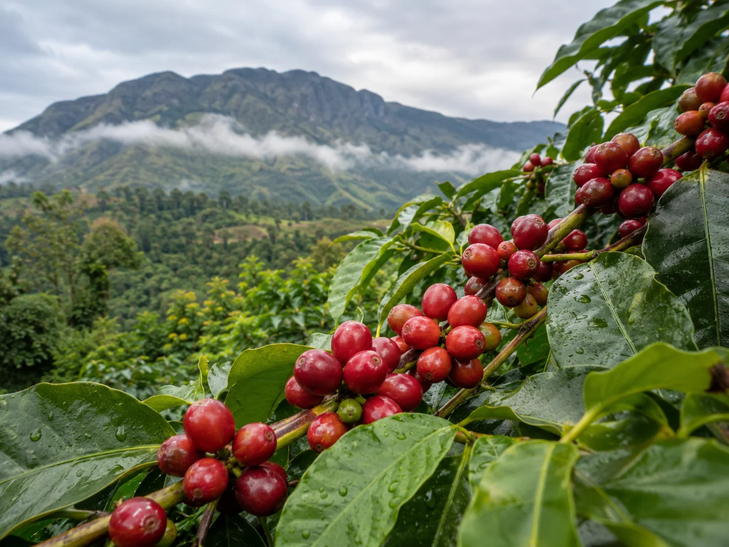 Arabica coffee grown on Mount Elgon
