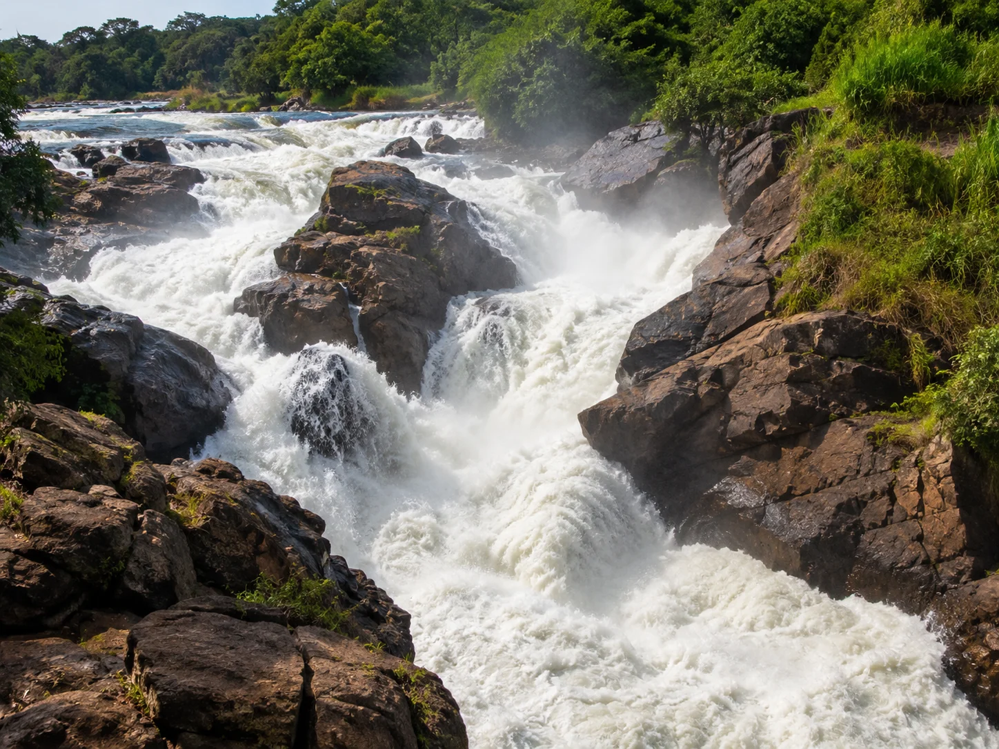 Karuma Falls in Kiryandongo