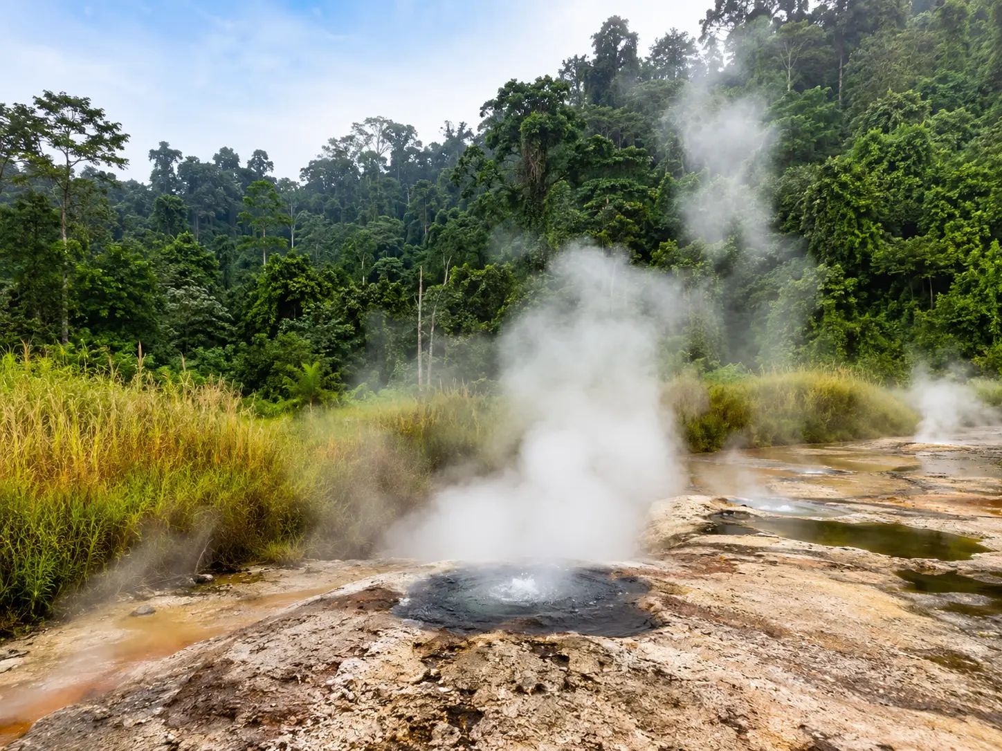 Visit the Sempaya Hot Springs