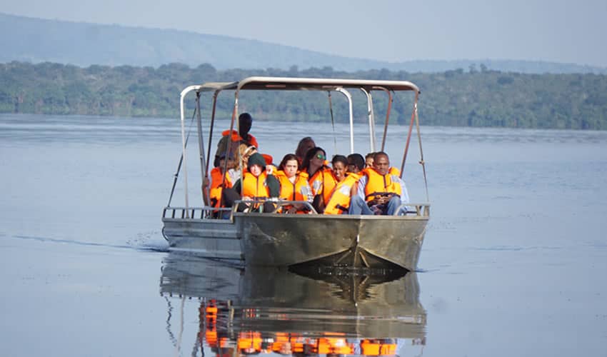 boat cruise on Lake Ihema
