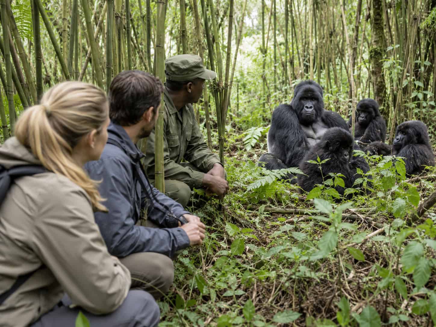 gorilla trekking volcanoes rwanda