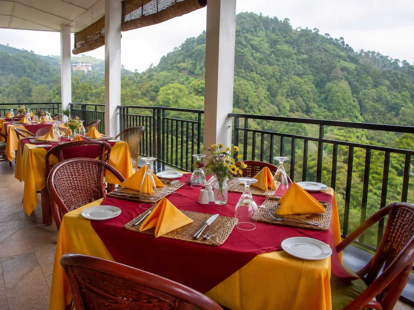 Restaurant dining at Peace Land Hotel